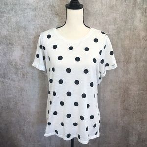 Polka Dot T-shirt from Forever 21, size XL